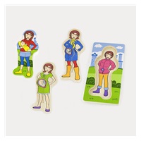 Wooden puzzle Viga How a baby grows