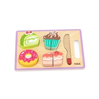 Viga wooden cake slicer