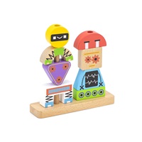 Wooden blocks Viga Robot