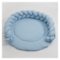 Muslin baby play blanket New Baby blue