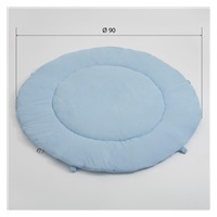 Muslin baby play blanket New Baby blue