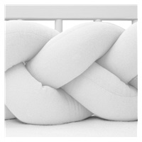 Muslin crib mattress cover New Baby white