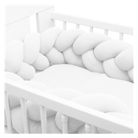 Muslin crib mattress cover New Baby white