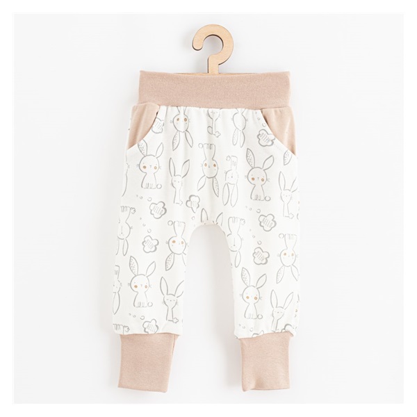 Baby Cotton Sweatpants New Baby Rabbit friends, size 62 (3-6m)