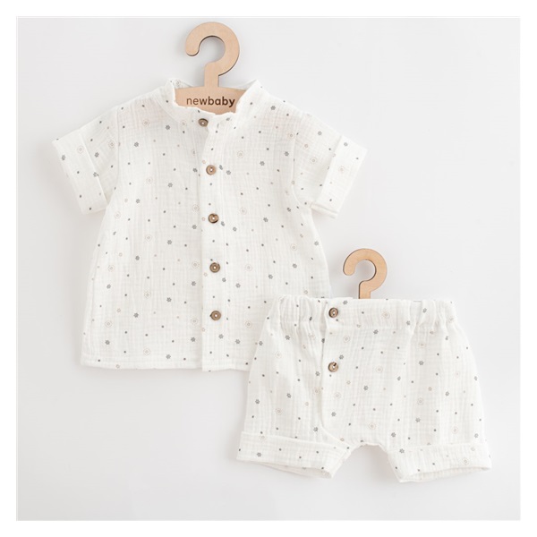 Baby Muslin Shirt with Shorts New Baby Arthur, size 56 (0-3m)