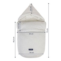 Multifunkční zavinovačka Zaffiro 5v1 světle šedá tečka