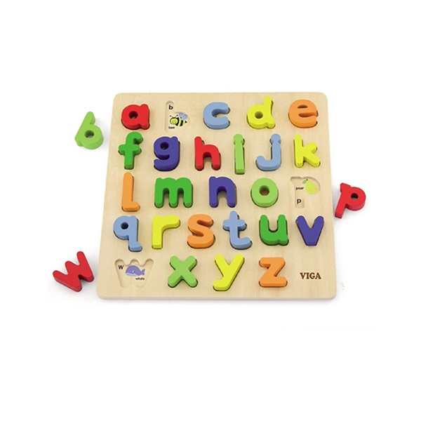 Wooden alphabet Viga