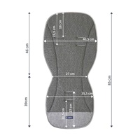 Stroller mat Zaffiro graphite 85 cm