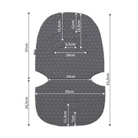 Stroller mat Zaffiro graphite 63,5 cm