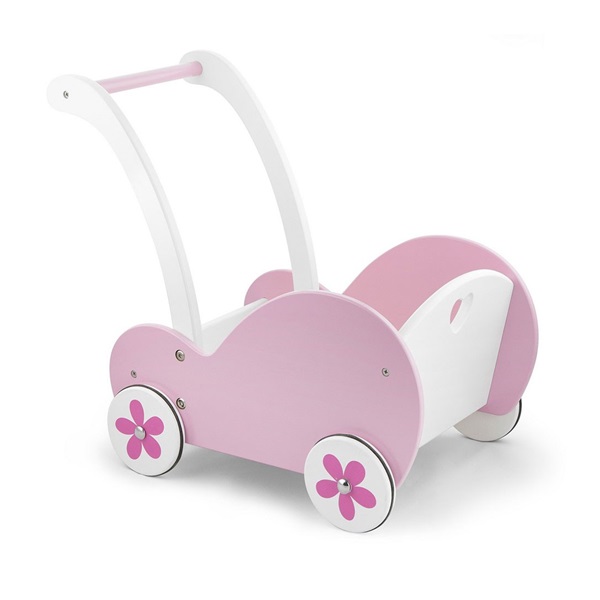 Wooden pram for dolls Viga