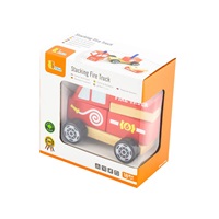 Wooden blocks Viga Firefighters