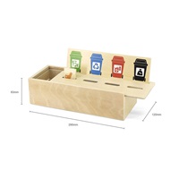 Wooden game Viga Waste sorting