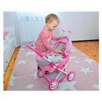 Milly Mally Alice Prestige Pink Baby Doll Stroller