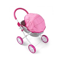 Milly Mally Dori Prestige Pink Baby Doll Stroller