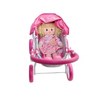 Milly Mally Dori Prestige Pink Baby Doll Stroller