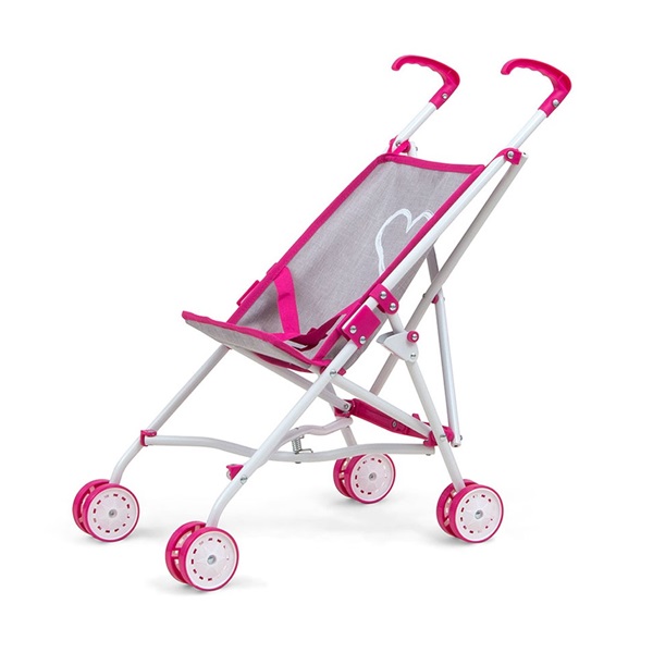 Milly Mally Julia Prestige Pink Baby Golf Stroller for Dolls