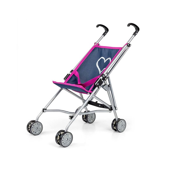 Milly Mally Julia Prestige Navy Baby Golf Stroller for Dolls