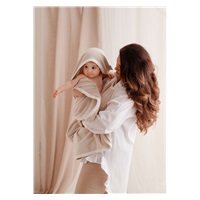 Baby towel with washcloth and towel Belisima Swaddle