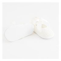 Baby lace booties New Baby beige 0-3 m, size 0-3 m