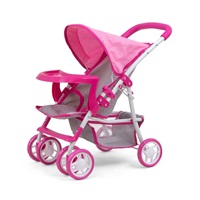 Milly Mally Kate Prestige Pink Baby Sports Stroller for Dolls