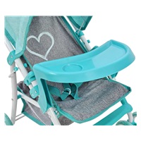 Milly Mally Kate Prestige Mint Sports Stroller for Dolls