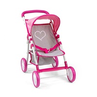 Milly Mally Natalie Prestige Pink Sports Stroller for Dolls