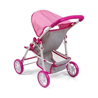 Milly Mally Natalie Prestige Pink Sports Stroller for Dolls