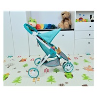 Milly Mally Susie Prestige Mint Baby Golf Stroller for Dolls