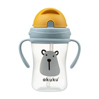 Bottle with straw Akuku 300 ml Bear