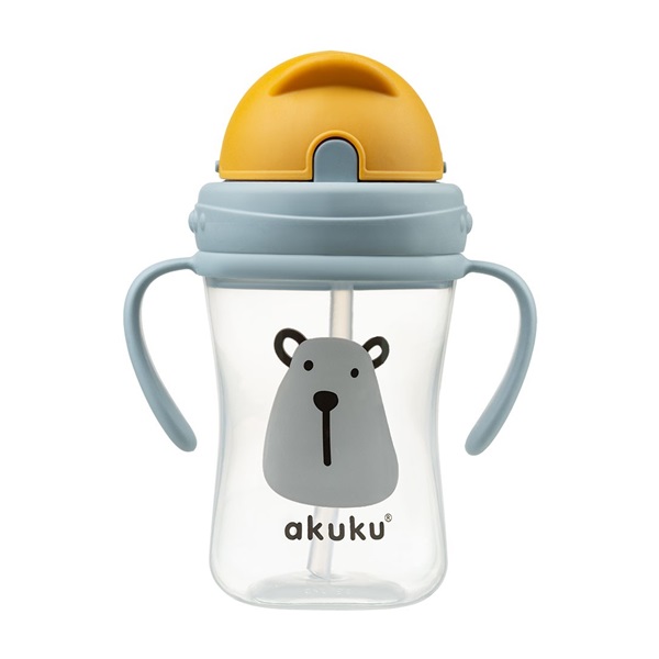 Bottle with straw Akuku 300 ml Bear