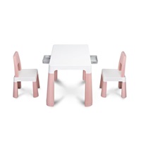 Children‘s table set with 2 chairs Toyz MONTI pink