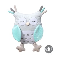 Stuffed toy with rattle Baby Ono Owl mint