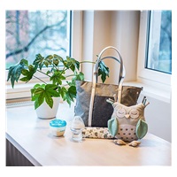 Stuffed toy with rattle Baby Ono Owl pink