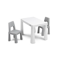 Children's table set with 2 armchairs Toyz MONTI grey