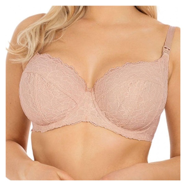 Soft nursing bra New Baby Ema beige, size 90D