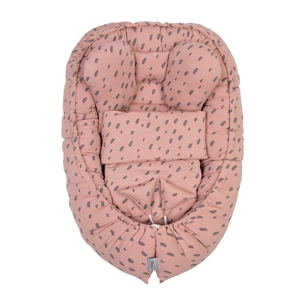 Belisima Soft rose baby nest with duvet