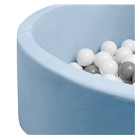 Children‘s dry pool with balls New Baby blue