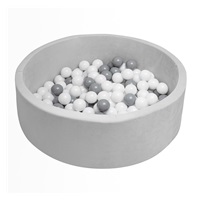 Children's dry pool with balls New Baby grey