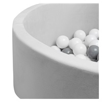 Children‘s dry pool with balls New Baby grey