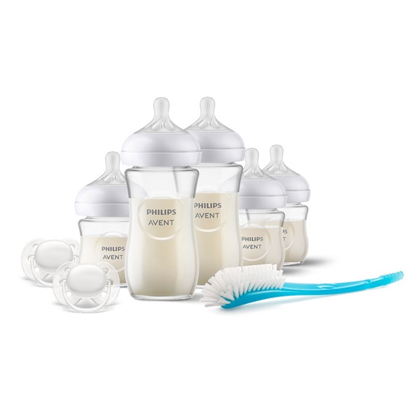 Avent Natural Response Newborn Starter Set Glass