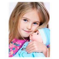 Czech speaking and singing baby doll PlayTo Lola 46 cm