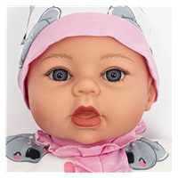 Czech speaking and singing baby doll PlayTo Bibi 46 cm