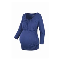 Maternity and nursing t-shirt Kangaroo milk & love blue, size S