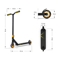Milly Mally MMX Rapor Gold scooter for kids