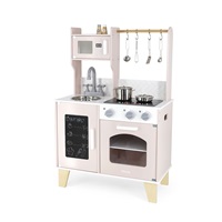 Children's wooden kitchen Viga pink