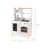 Children‘s wooden kitchen Viga pink