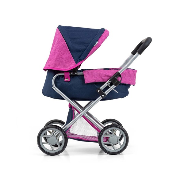 Milly Mally Alice Prestige Navy Baby Stroller for Dolls