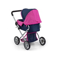 Milly Mally Alice Prestige Navy Baby Stroller for Dolls