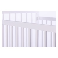 Drewex Amabila cot with barrier white