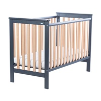 Drewex Leo cot with pull-down side Drewex Leo graphite